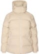Kurze Steppjacke mit abnehmbarer Kapuze, Vanille, Packshot image number 0