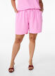 Kurze Hose mit Taschen und elastischem Bund, Pink, Model image number 3