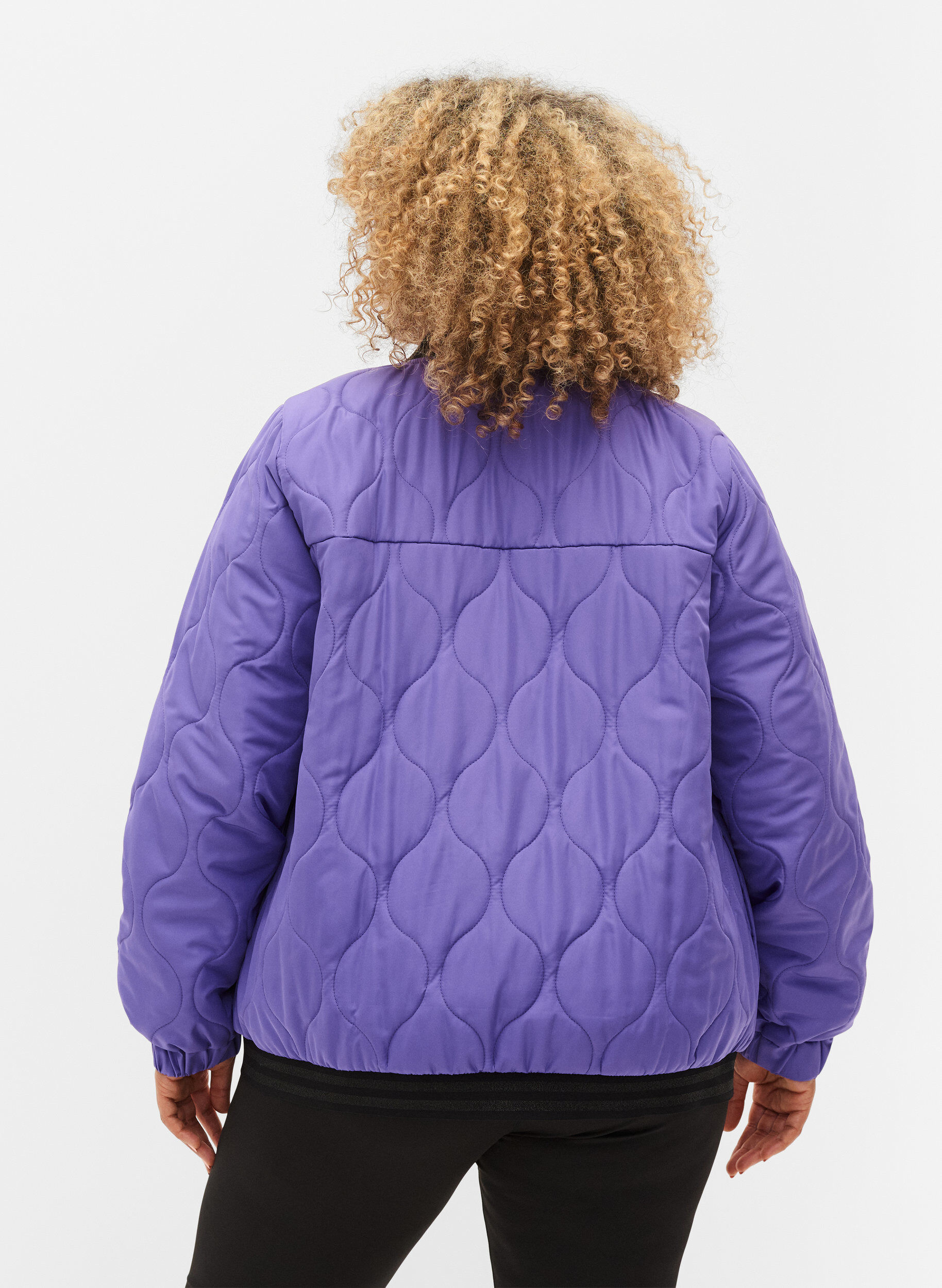 ZizziBomberjacke mit Taschen und Glitzer, Passion Flower, Model image number 1