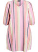 Kleid aus Leinen und Viskose mit 3/4-&Auml;rmeln, Gelb, Packshot image number 0