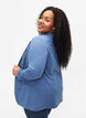 Schlichter Blazer mit Knopfverschluss, Blau, Model image number 2