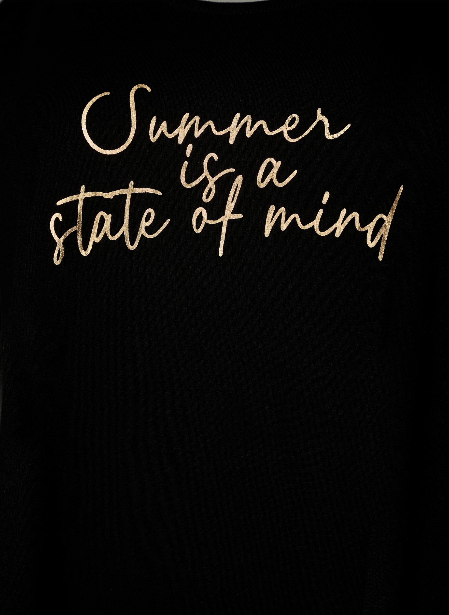 Zizzi&Auml;rmelloses Kleid in A-Linie, Schwarz, Packshot image number 2