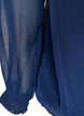 Bluse aus Chiffon mit transparenten &Auml;rmeln, Blau, Packshot image number 3
