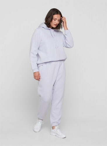 Lockere Sweatpants mit Taschen, Purple Heather, Model image number 0