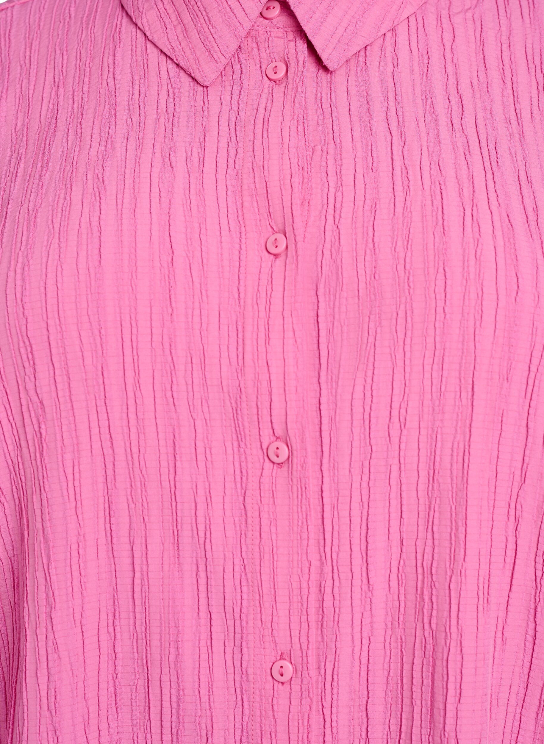 ZizziFLASH - Bluse mit Textur, Pink, Packshot image number 2