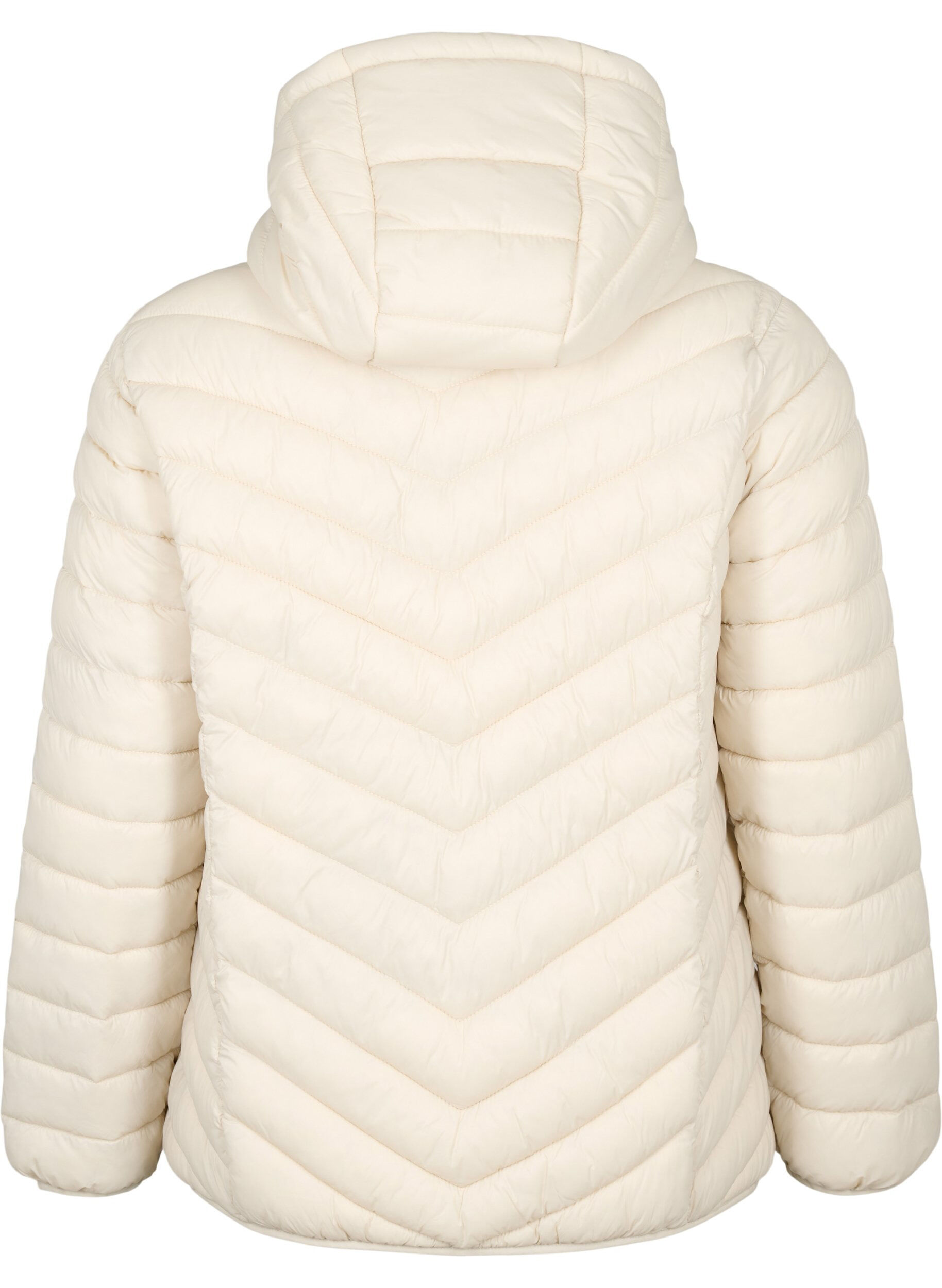 ZizziLeichte Steppjacke mit Kapuze, Beige, Packshot image number 1