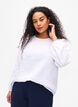 Bluse aus TENCEL™-Modal mit gestickten Details, Bright White, Model image number 0