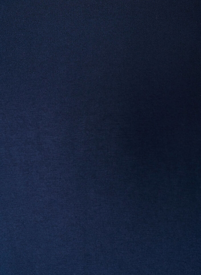 Bluse aus Jersey mit ellbogenlangen Ballon&auml;rmeln, Blau, Packshot image number 2