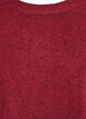 Lange Strickbluse mit Kugelknöpfen, Dunkles Bordeaux, Packshot image number 2