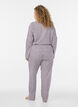 Baumwoll-Pyjamahose mit hohem Bund, Rot, Model image number 1