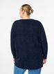 Langärmelige Bluse mit Struktur, Blau, Model image number 2