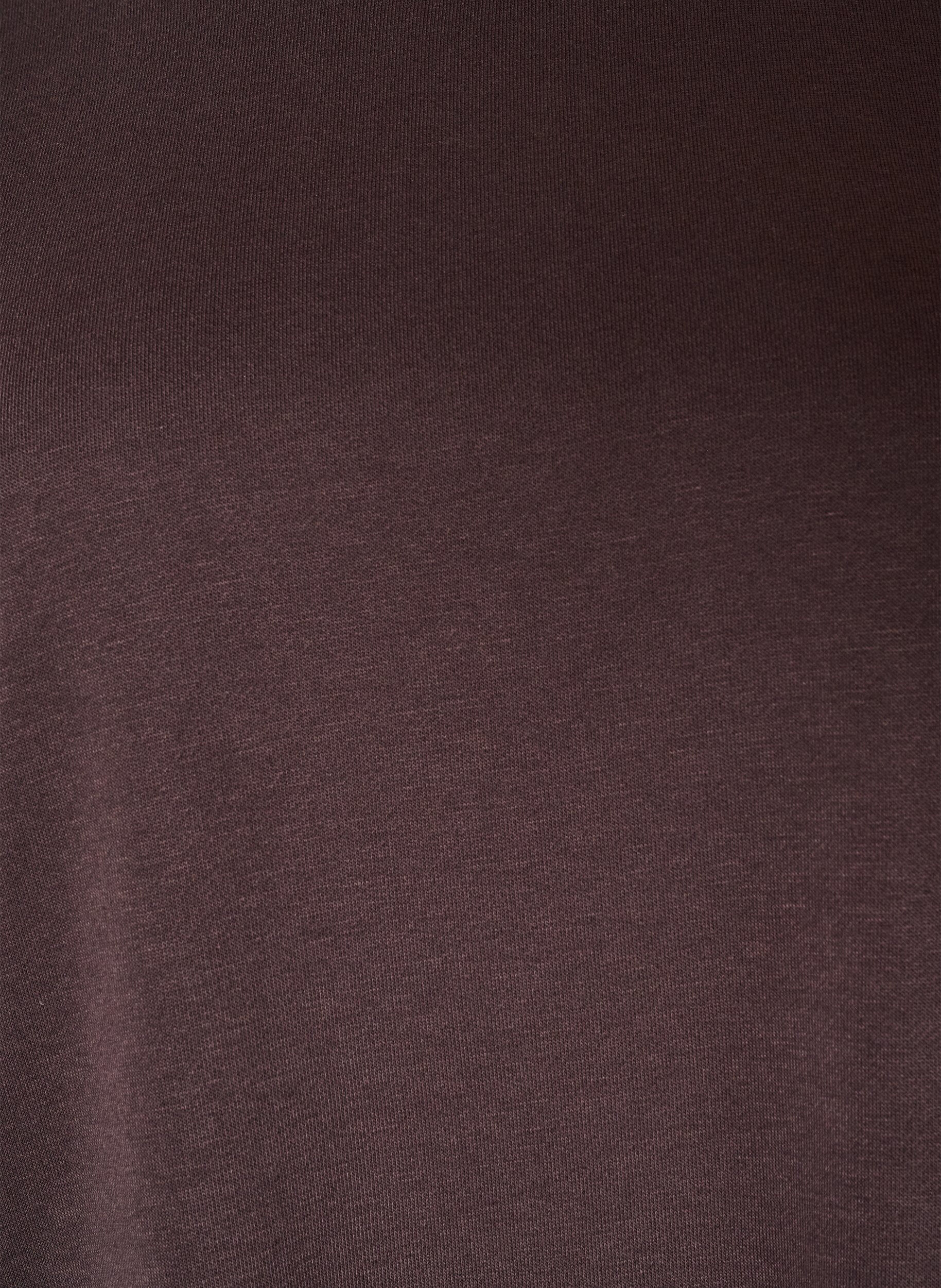 ZizziLockeres Sweatkleid mit Taschen, Braun, Packshot image number 2