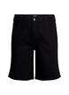 FLASH - Locker sitzende Jeansshorts mit hoher Taille, Schwarz, Packshot image number 0