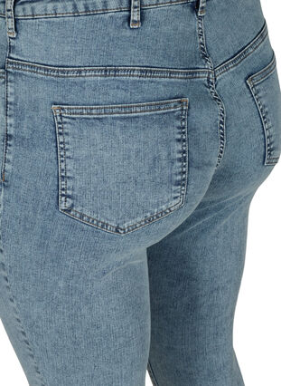Hochtaillierte Amy Jeans mit Stone Wash, Stone Washed, Packshot image number 3
