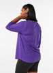 Trainingsshirt mit 3/4-&Auml;rmeln, Lila, Model image number 2
