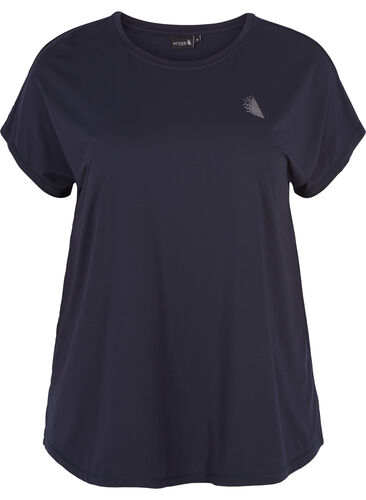 Einfarbiges Trainings-T-Shirt, Night Sky, Packshot image number 0