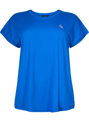 Kurzärmeliges Trainings-T-Shirt, Lapis Blue, Packshot image number 0