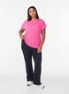 Einfarbiges Trainings-T-Shirt, Pink, Model image number 1