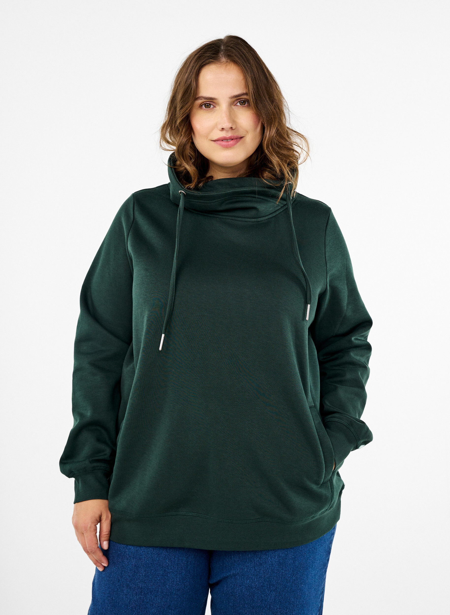 FLASH - Sweatshirt mit Stehkragen, Scarab, Model