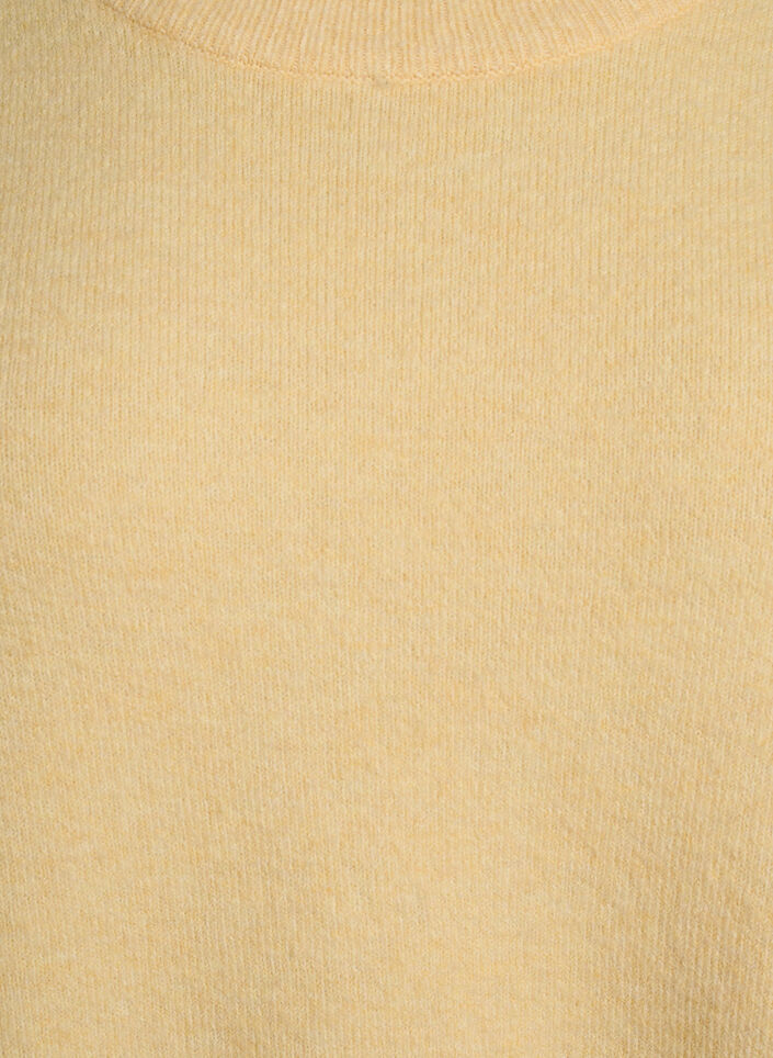 Strickbluse mit kurzen &Auml;rmeln., Gelb, Packshot image number 2