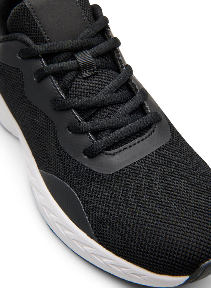 Extra-Weite - Mesh-Sneakers, Schwarz, Packshot image number 3