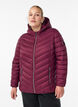 Leichte Steppjacke mit Kapuze, Dunkles Bordeaux, Model image number 0