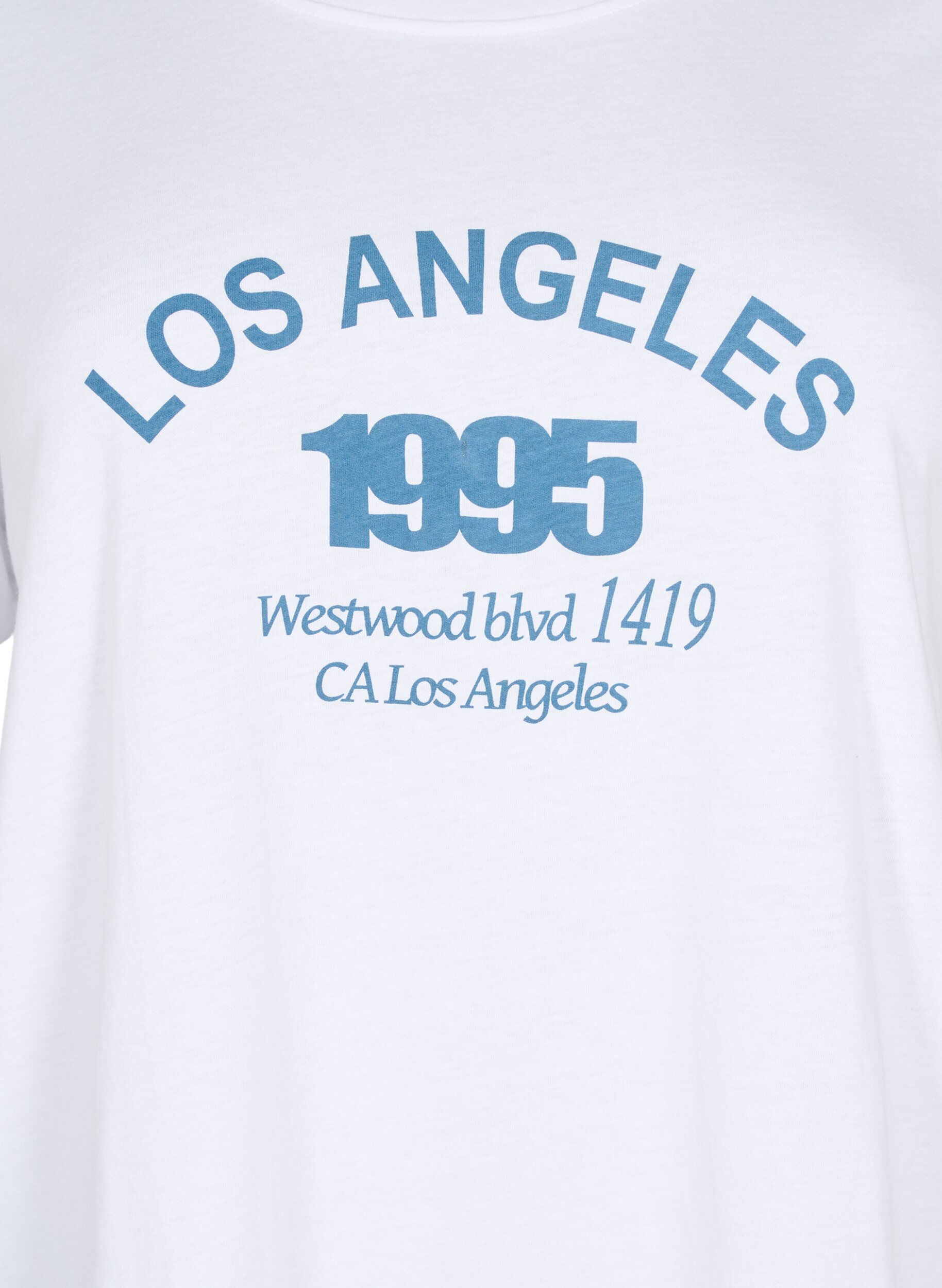 ZizziFLASH - T-Shirt mit Print, Wei&szlig;, Packshot image number 2