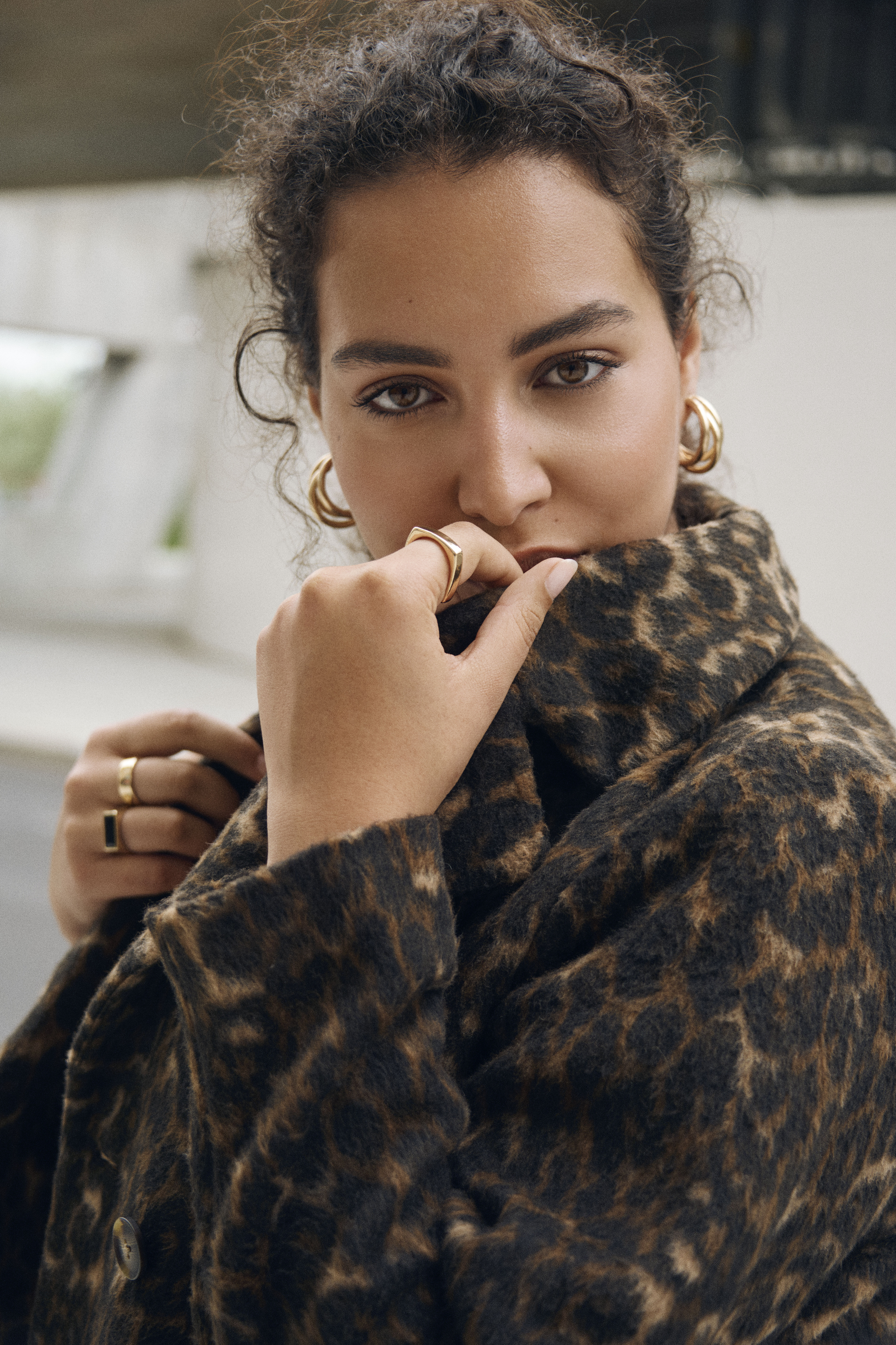 ZizziLeopardenmantel, , Model