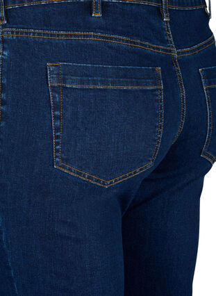 Slim Fit Emily Jeans mit normaler Taille, Dark blue, Packshot image number 3