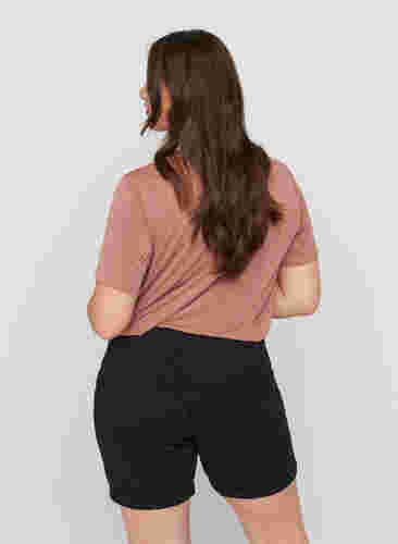 Regular Fit Shorts mit Taschen, Black, Model image number 1