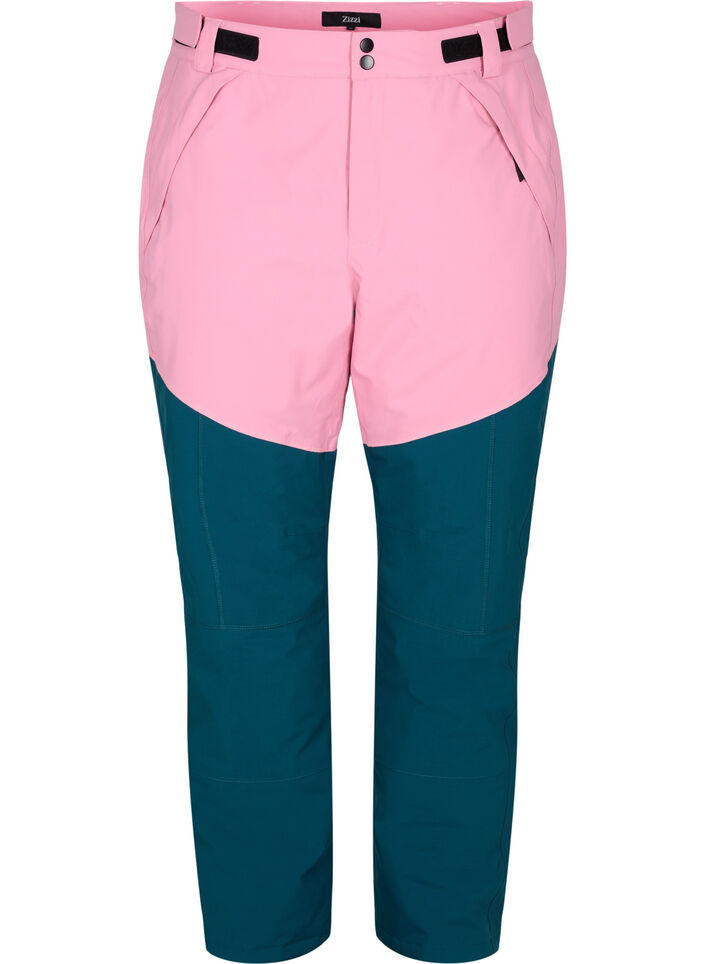Skihose mit Taschen, Sea Pink Comb, Packshot image number 0