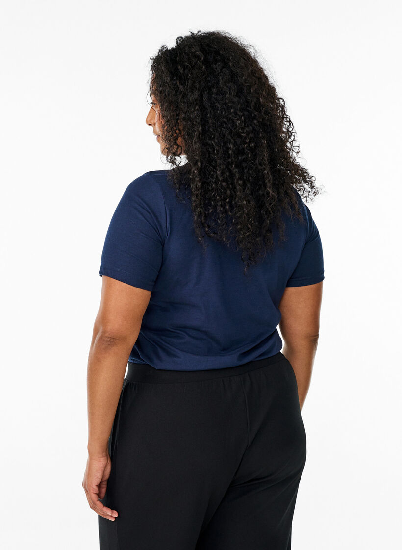 FLASH - T-Shirt mit Print, Blau, Model image number 2