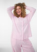 Strickjacke aus Bio-Baumwolle mit Lochstickerei, Pink, Model image number 0