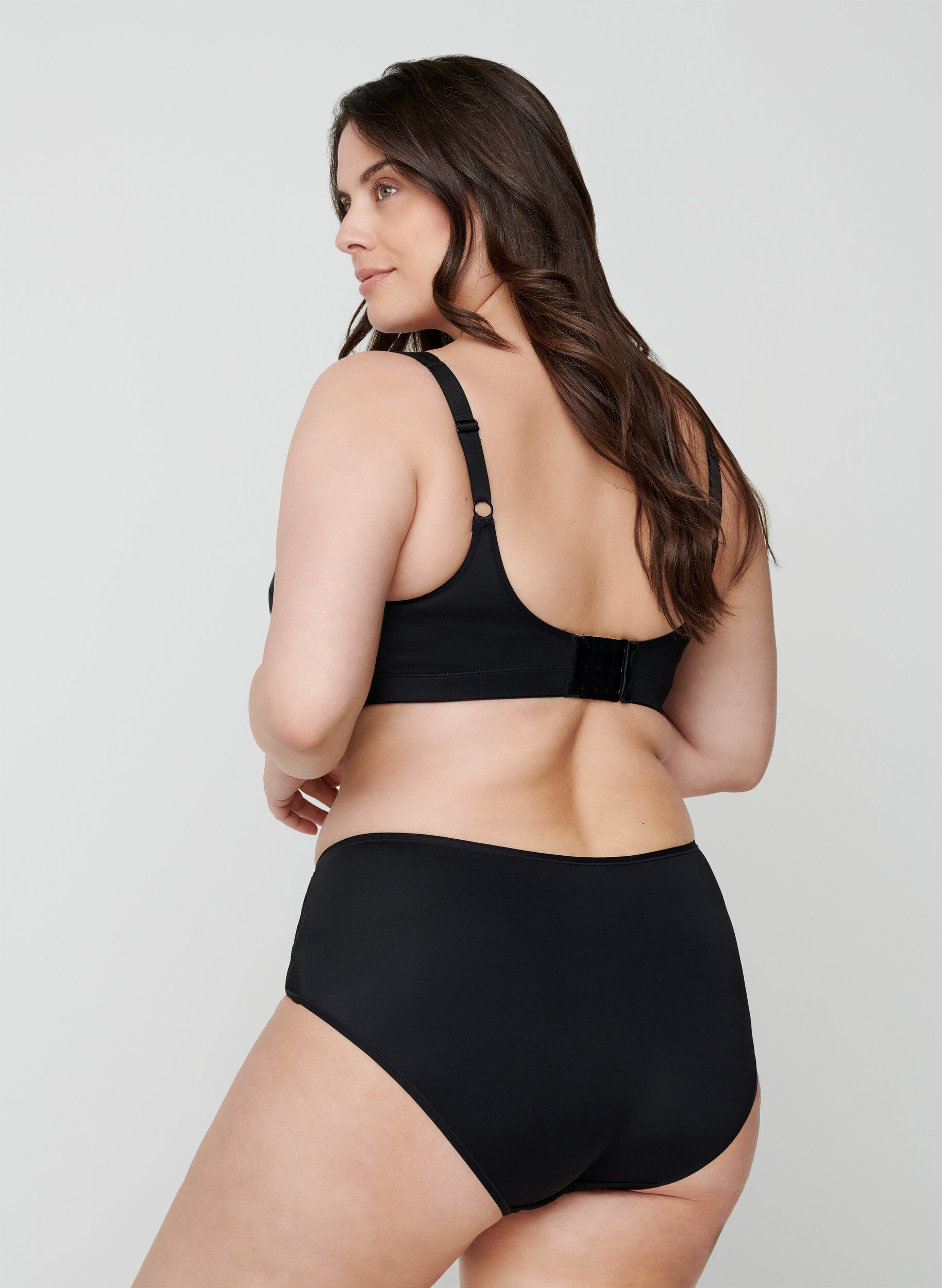 Zizzi2er-Pack Pantys, Black/Black, Model image number 2