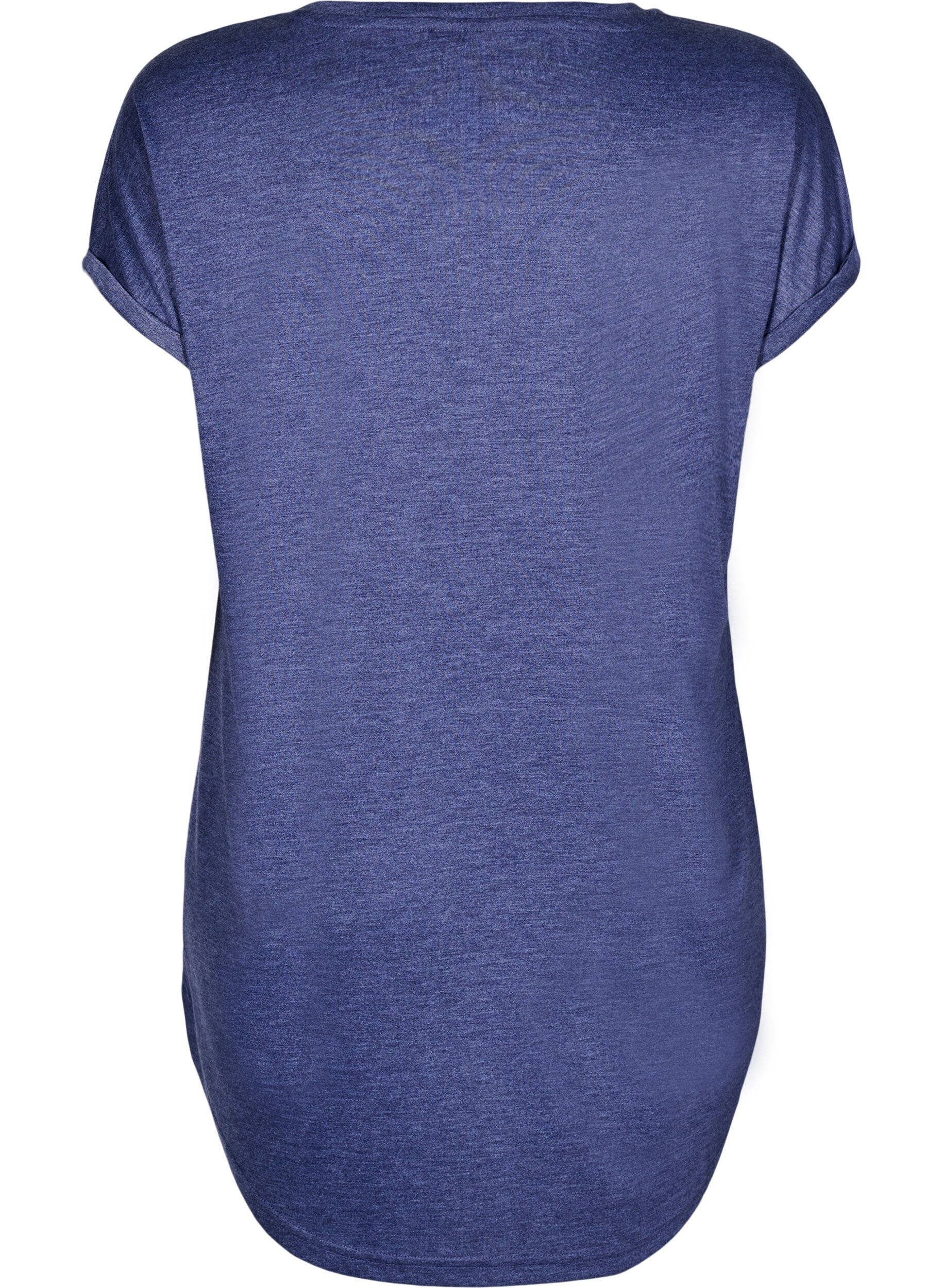 ZizziKurz&auml;rmliges Nachthemd mit Textdruck, , Packshot image number 1