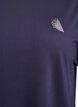 Einfarbiges Trainings-T-Shirt, Blau, Packshot image number 2