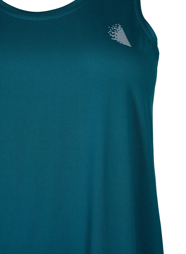 Trainingsoberteil mit Rundhalsausschnitt, Deep Teal, Packshot image number 2