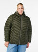 Leichte Steppjacke mit Kapuze, Gr&uuml;n, Model image number 0