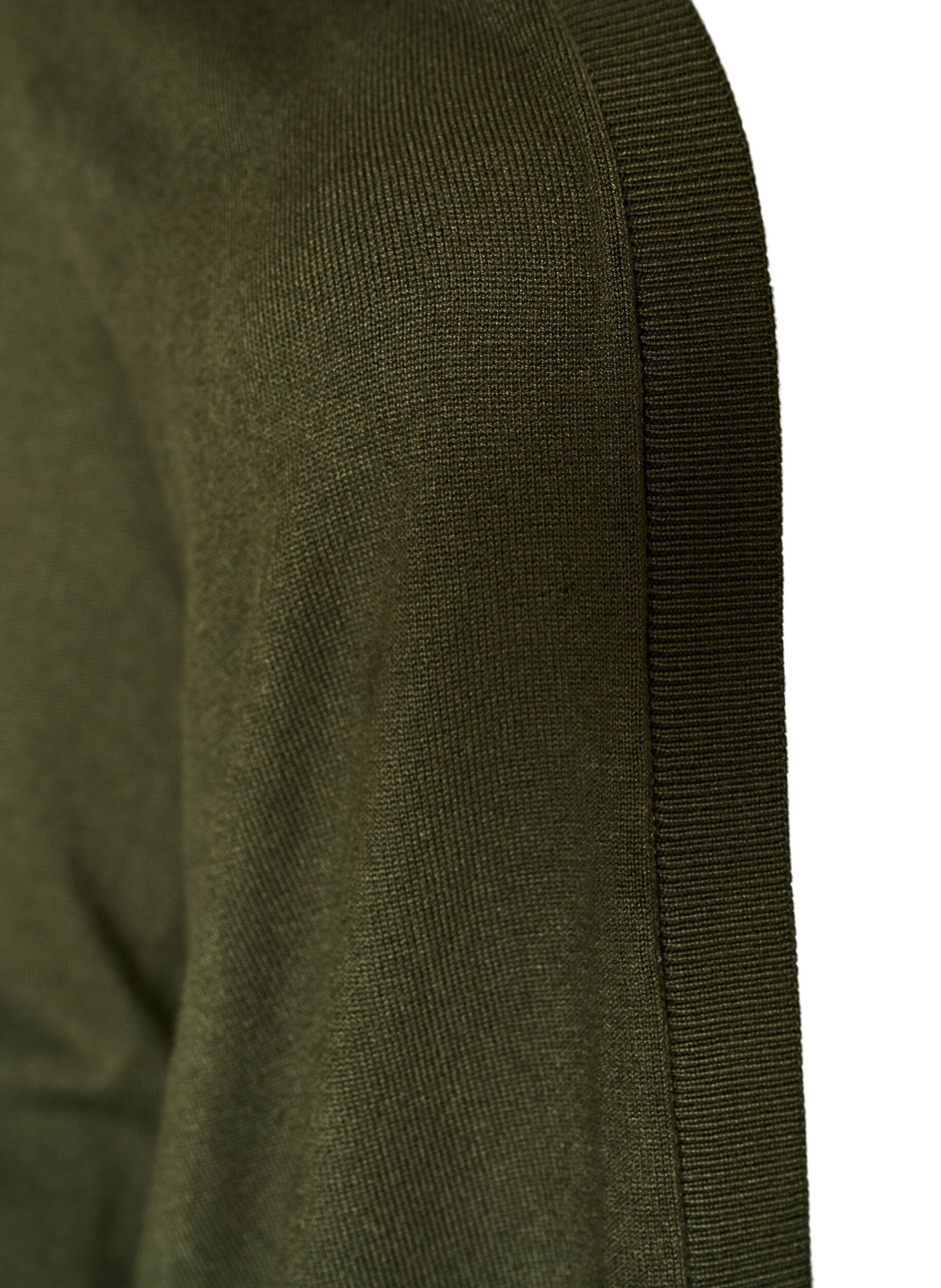 ZizziLange Strickjacke aus einer Viskosemischung, Gr&uuml;n, Packshot image number 2