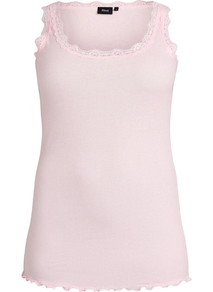 Spitzentop, Rot, Packshot image number 0