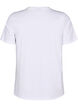 T-Shirt aus Bio-Baumwolle mit Rundhalsausschnitt, Bright White, Packshot image number 1