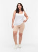 Einfarbige Basic Radlershorts, Beige, Model image number 1