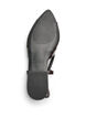 Slingback mit Schleifendetail in Lackoptik, Braun, Packshot image number 4