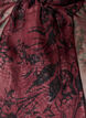 Transparente Hemdbluse mit Blumenmuster und Bindedetail, Dunkles Bordeaux, Packshot image number 2