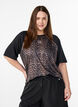 Trainingsshirt mit Leoprint und Raglan&auml;rmeln, Braun, Model image number 0