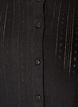 Strickjacke aus Bio-Baumwolle mit Lochstickerei, Schwarz, Packshot image number 2