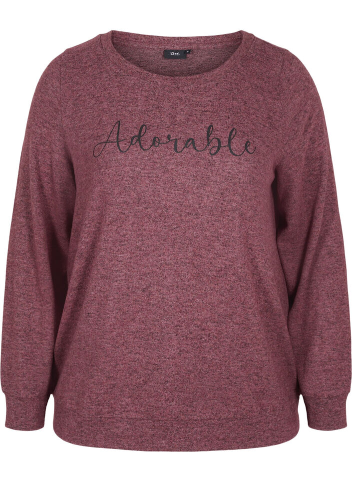 Melange-Bluse aus Viskosemischung, Port Royal Mel, Packshot image number 0