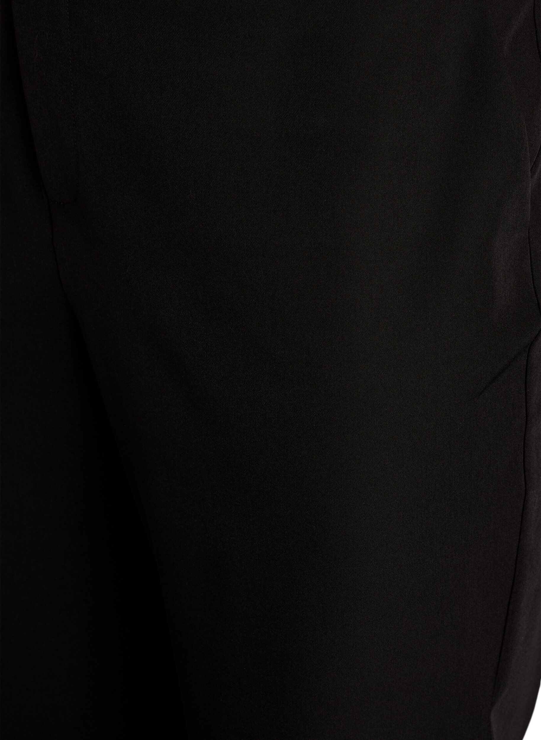 ZizziHose mit Taschen und geraden Beinen, Schwarz, Packshot image number 3