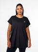 Langes Trainingsshirt, Schwarz, Model image number 0