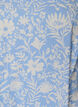 Kurz&auml;rmliges Baumwollkleid mit Aufdruck, Vanille, Packshot image number 2